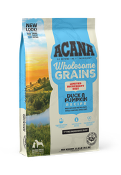Wholesome Grains, Duck & Pumpkin Recipe, Limited Ingredient Diet